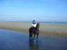 Dieter mit Geat im Wasser