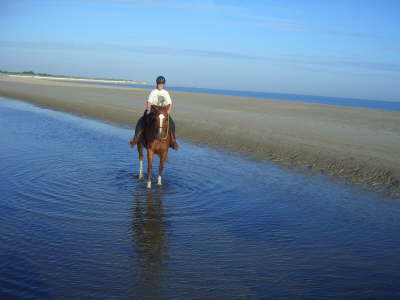 Lafayette im Wasser