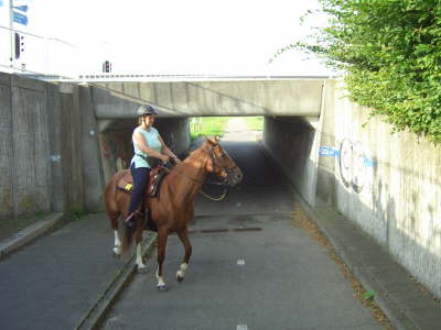 R�ckweg durch den Tunnel